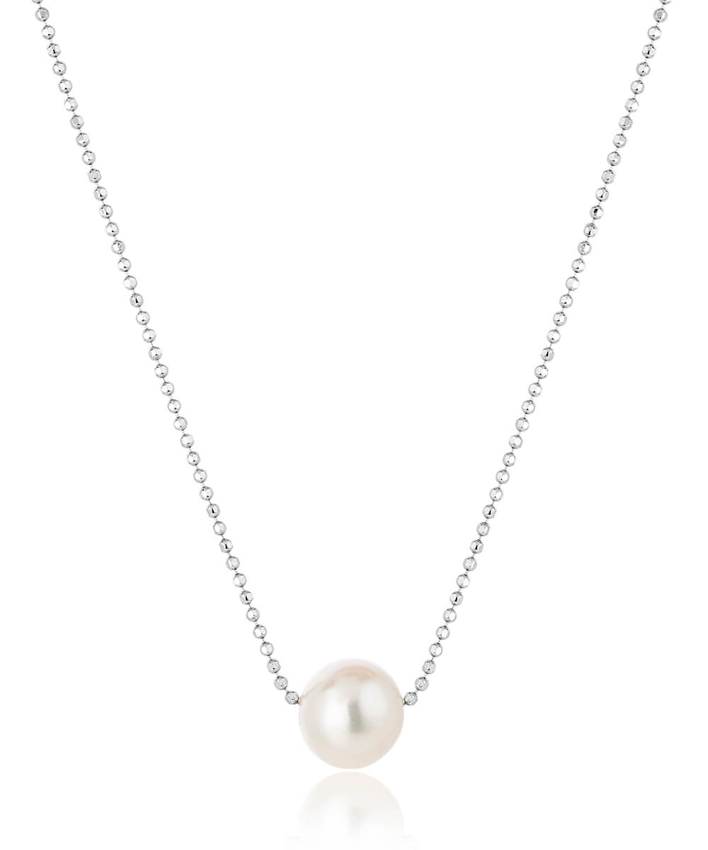 Essential Silver Pearl Necklace