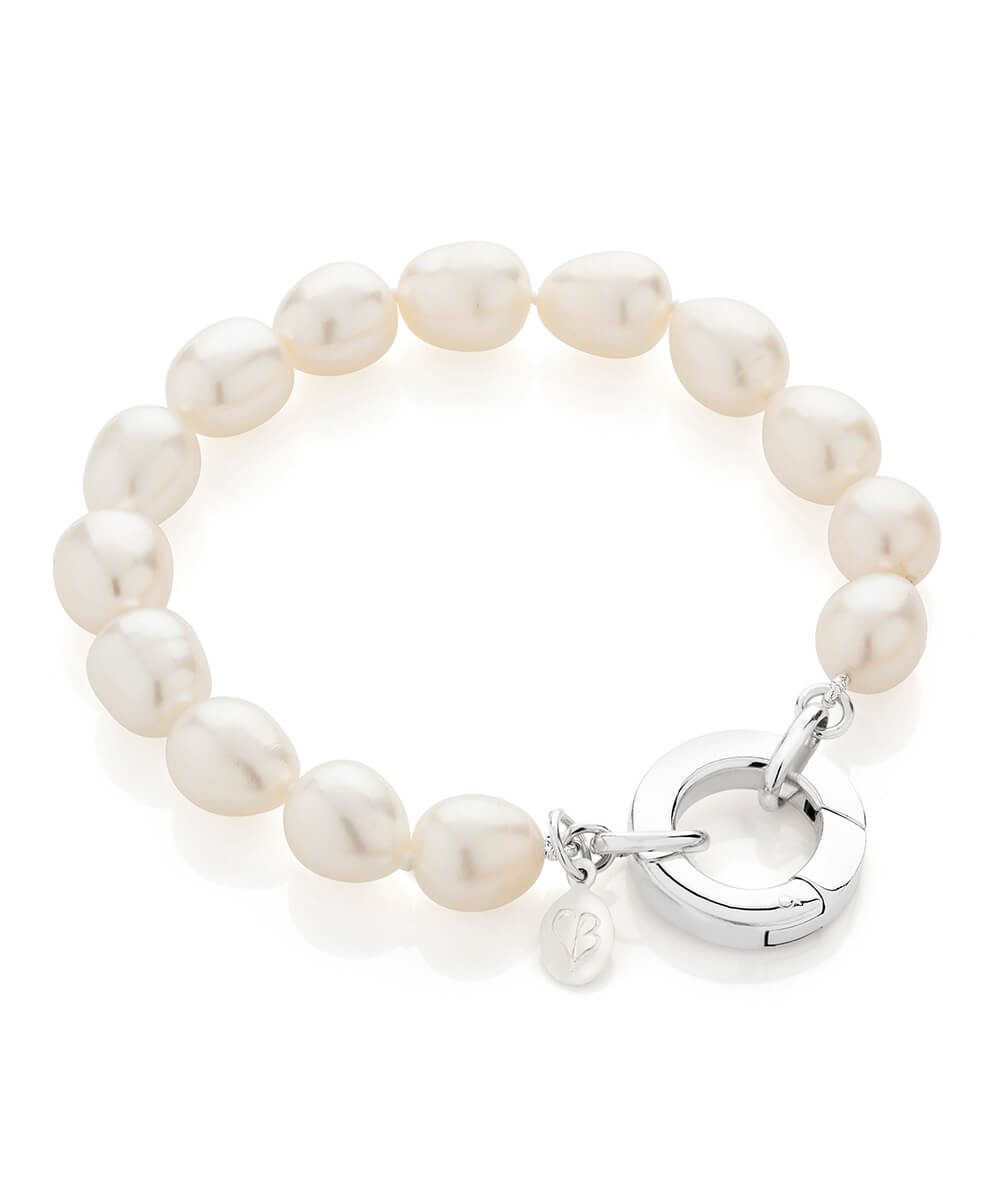 Biography Pearl silver Bracelet