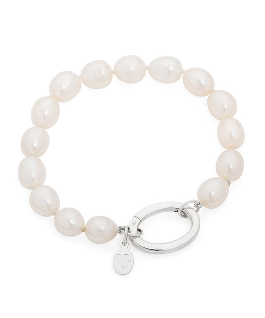 Sophia White Pearl Bracelet
