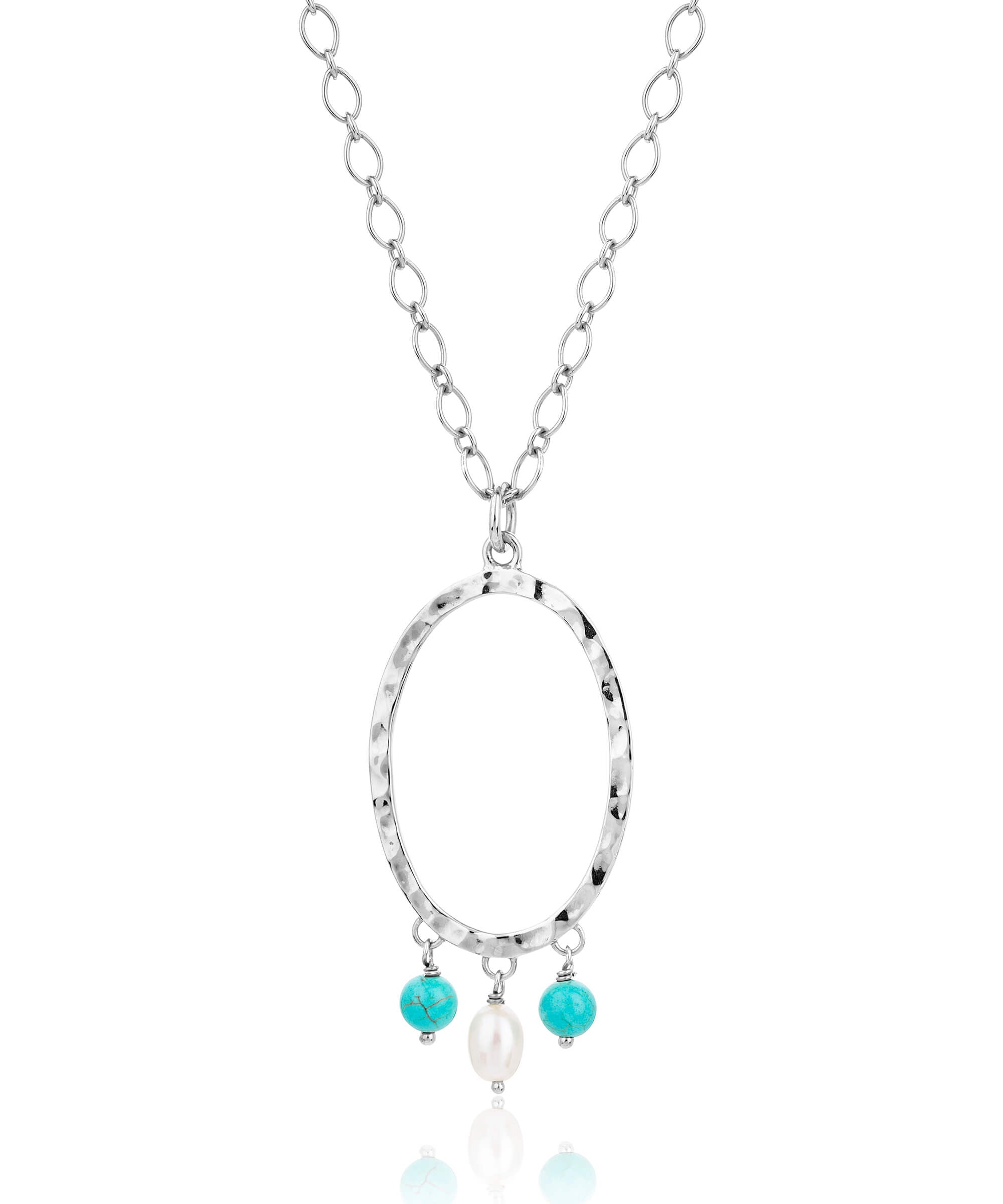 Simple on sale turquoise necklace