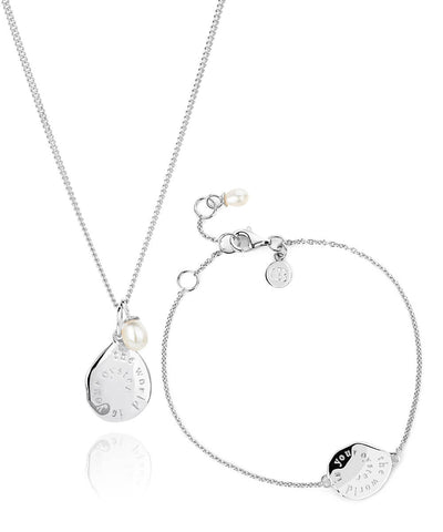 Pearl Necklace and Bracelet Gift Set | The World Is Your Oyster